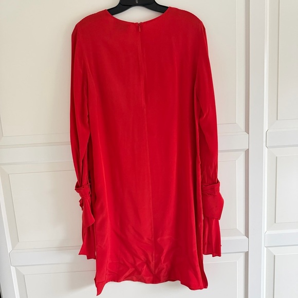 3.1 Phillip Lim Red Layered Silk Mini Dress Size 6 - 23012 - Picture 3 of 10